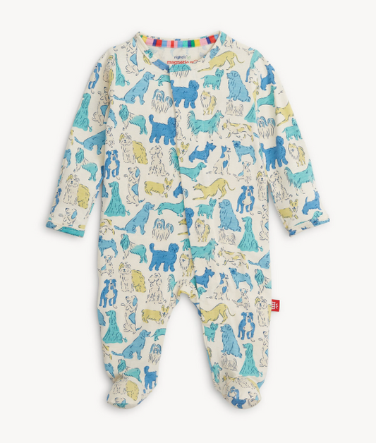 Magnetic Me - Blue It's A Paw-ty Right Fit Footie