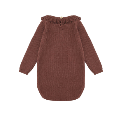 Rylee + Cru - Ruffle Collar Bodysuit || Burgundy