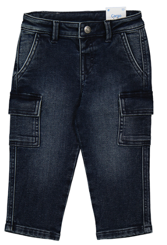 Mayoral - Soft Denim Cargo Pants