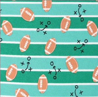 RuffleButts + RuggedButts - Long Sleeve Pajama Set - Tackles & Touchdowns