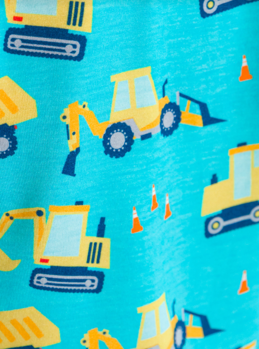 RuffleButts + RuggedButts - Long Sleeve Pajama Set - Under Construction