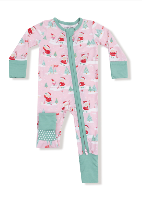 Angel Dear - Golfing Mrs. Claus & Elves - 2 Way Zipper Romper