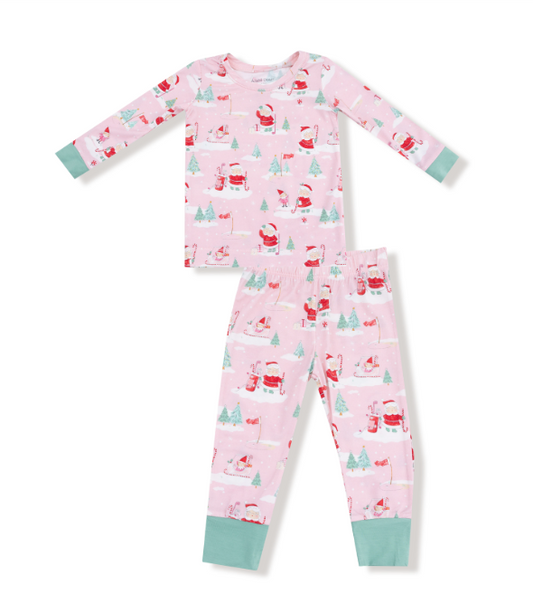 Angel Dear - Golfing Mrs. Claus & Elves - L/S Loungewear Set