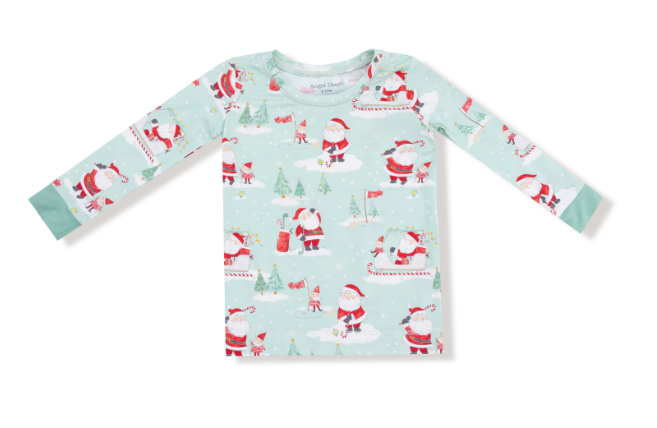 Angel Dear - Golfing Santa & Elves - L/S Loungewear Set