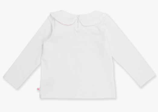 RuffleButts + RuggedButts - Knit Long Sleeve Ruffle Peter Pan Tee