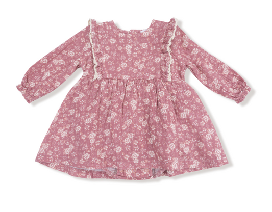 Angel Dear - Bandana Floral - Ruffle L/S Bubble w/ Skirt