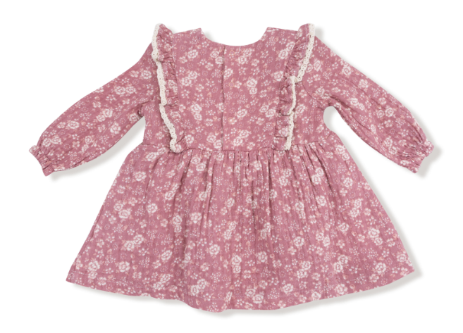 Angel Dear - Bandana Floral - Ruffle L/S Bubble w/ Skirt