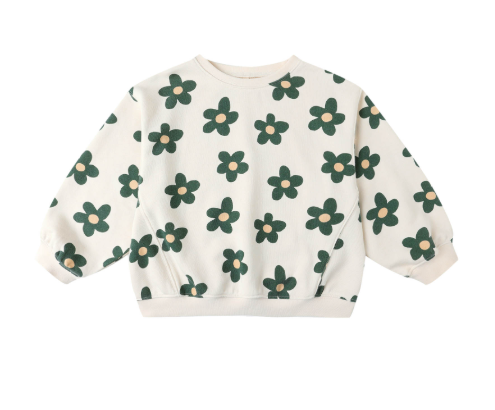 Rylee + Cru - Oversized Sweatshirt || Daisy