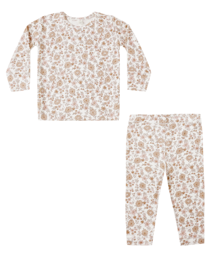Quincy Mae - Bamboo Pajama Set || Bloom