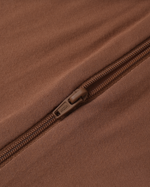 Quincy Mae - Bamboo Zip Footie || Cedar