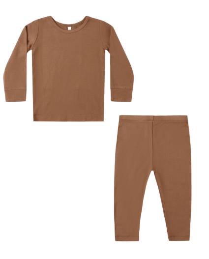 Quincy Mae - Bamboo Pajama Set || Cedar