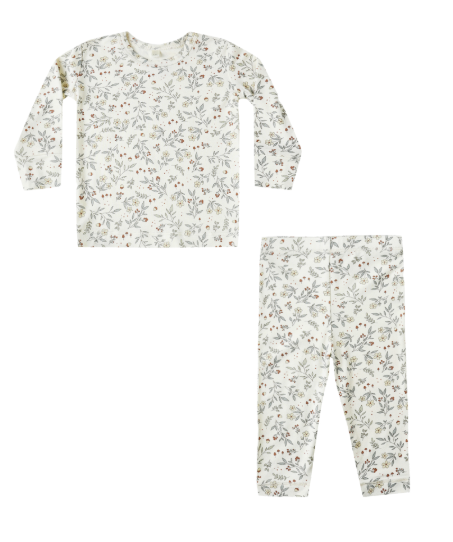 Quincy Mae - Bamboo Pajama Set || Woodland
