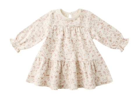 Quincy Mae - Tiered Jersey Dress || French Garden