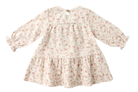 Quincy Mae - Tiered Jersey Dress || French Garden