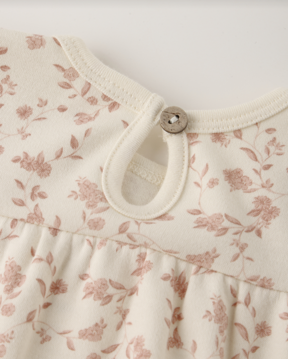 Quincy Mae - Tiered Jersey Dress || French Garden