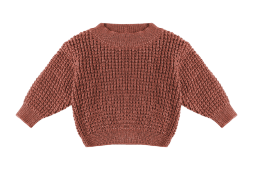 Quincy Mae - Chunky Knit Sweater || Cranberry
