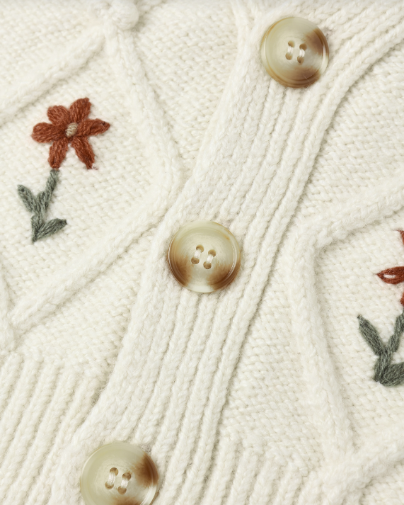 Rylee + Cru - Boxy Crop Cardigan || Ruby Daisy