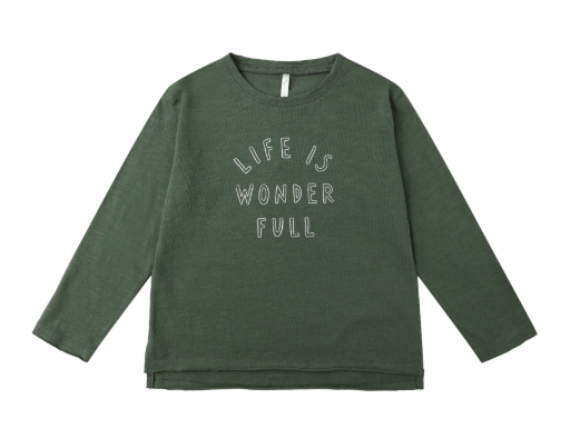 Rylee + Cru - Raw Edge Long Sleeve Tee || Life is Wonder Full