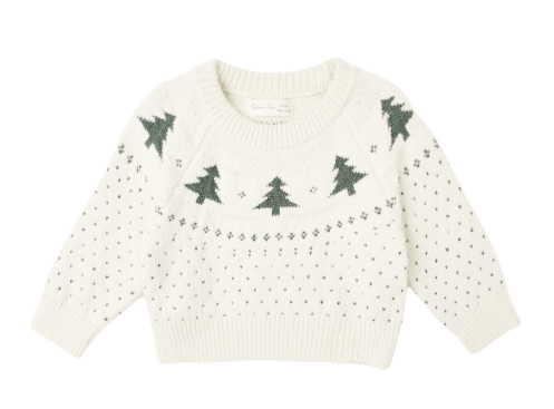 Rylee + Cru - Fair Isle Sweater || Trees