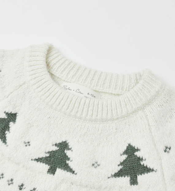 Rylee + Cru - Fair Isle Sweater || Trees