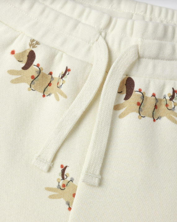 Rylee + Cru - Jogger Sweatpant || Christmas Dogs