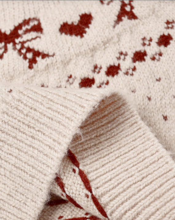 Rylee + Cru - Fair Isle Sweater || Bows