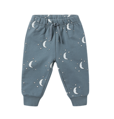 Quincy Mae - Relaxed Fleece Sweatshirt + Sweatpant Silver Moons