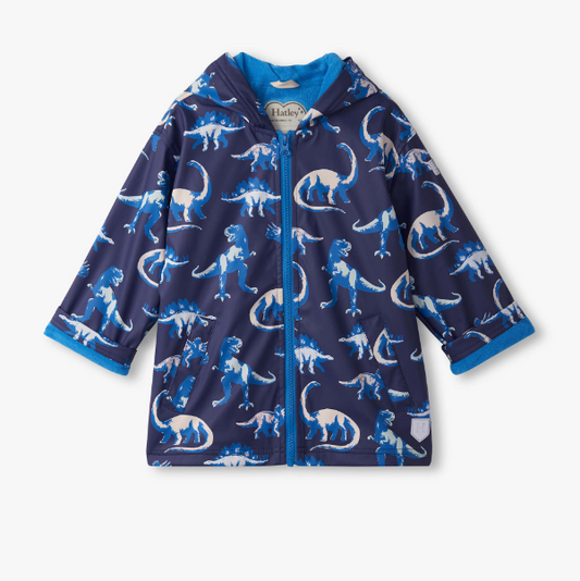 Hatley - Painted Dinos Color Changing Rain Jacket