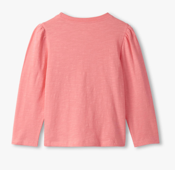 Hatley - Embroidered Flowers Puff Sleeve Tee