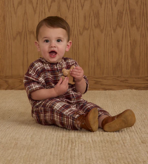 Rylee + Cru - Hayes Jumpsuit || Burgundy Plaid