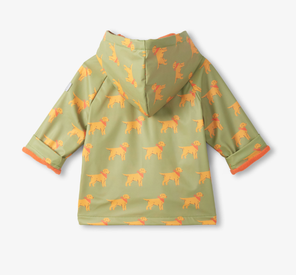 Hatley - Snap Rain Coat - Camping Puppy