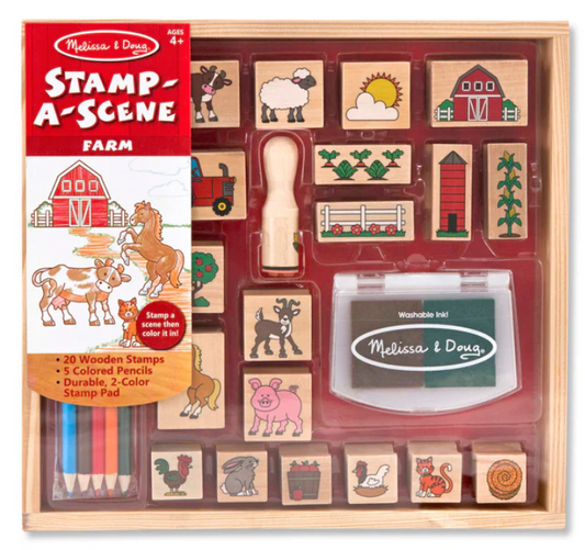 Melissa & Doug - Stamp-a-Scene Farm