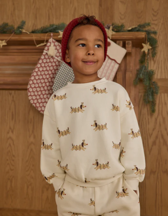 Rylee + Cru - Relaxed Sweatshirt || Christmas Dogs