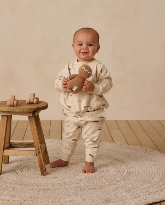 Quincy Mae - Relaxed Fleece Sweatshirt + Sweatpant Set || Cars