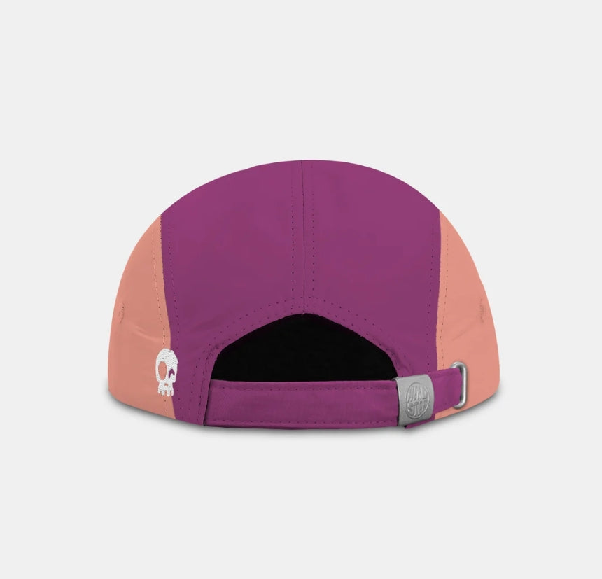 Headster Kids - Runner Five Panel Hat - Raspberry Fields