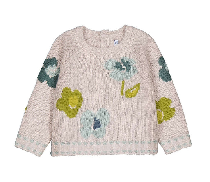 Mayoral - Flower Jacquard Sweater (2384)