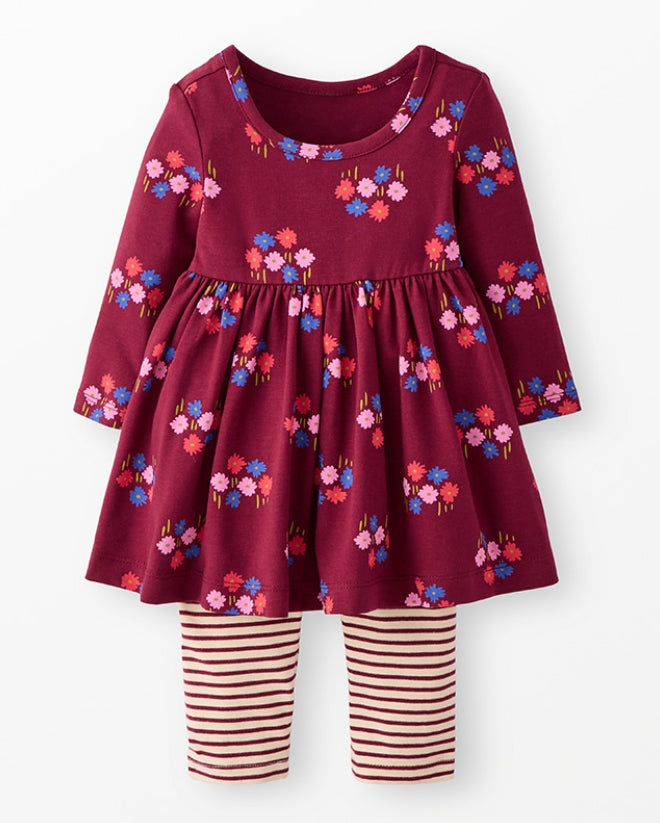 Hanna Andersson - Baby Long Sleeve Skater Dress & Legging Set