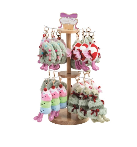 Mudpie - Holiday Plush Bag Charms (Assorted)