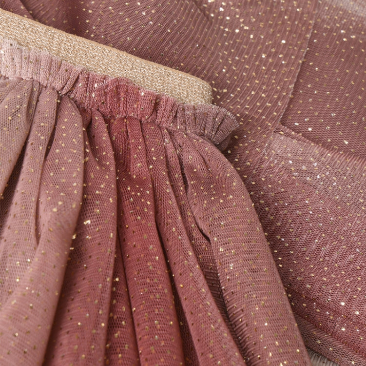 Minymo - Mesh Glitter Skirt (Huckleberry)