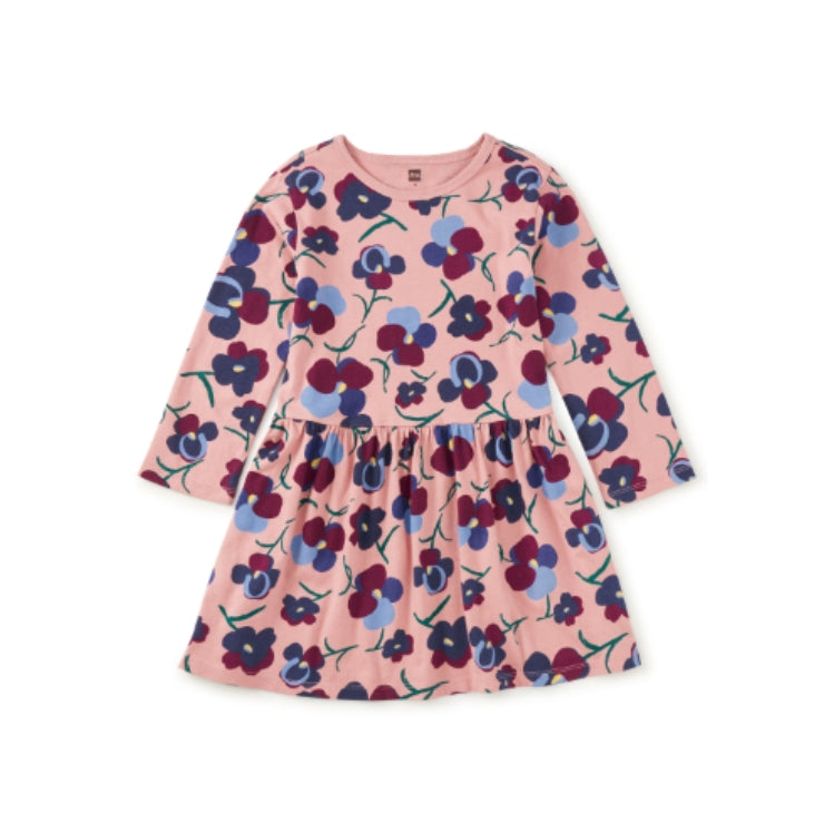 Tea Collection - Long Sleeve Skirted Dress