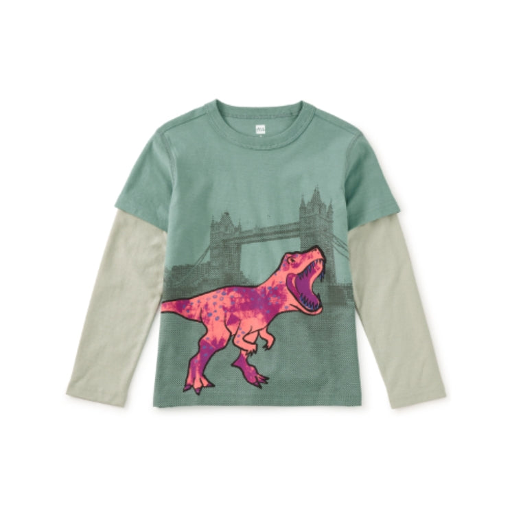 Tea Collection - Tower Bridge T.Rex Layered Tee