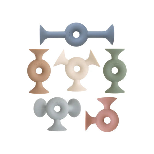 Mushie - Silicone Suction Bath Builders (Donut)