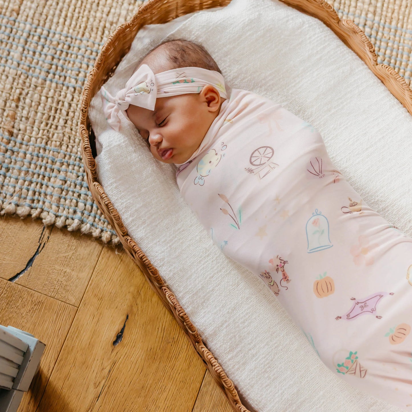 Copper Pearl - Enchanted Friends Swaddle Blanket