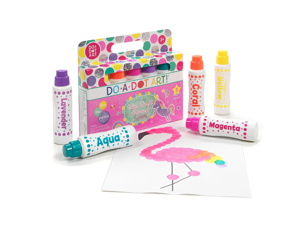 Do-A-Dot-Art - Ultra Bright Shimmer Dot Markers 5pk