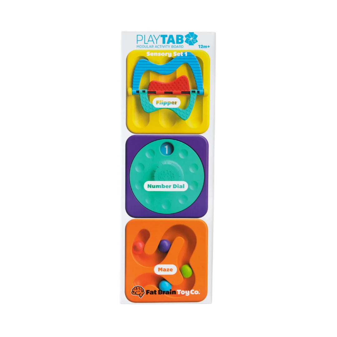 Fat Brain Toys - PlayTab Sensory Tile Set 1