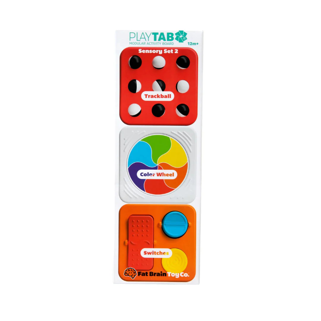 Fat Brain Toys - PlayTab Sensory Tile Set 2