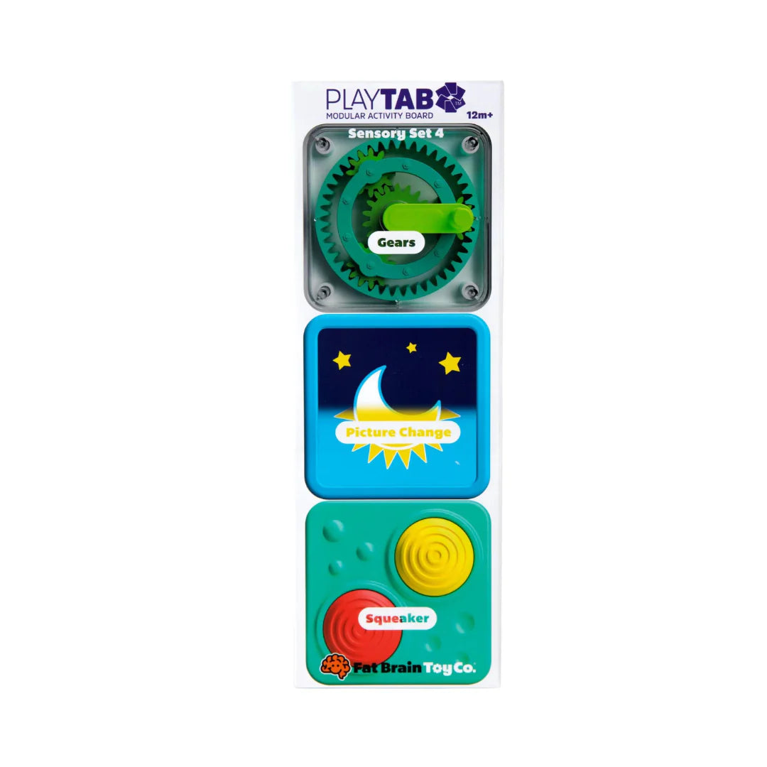 Fat Brain Toys - PlayTab Sensory Tile Set 4