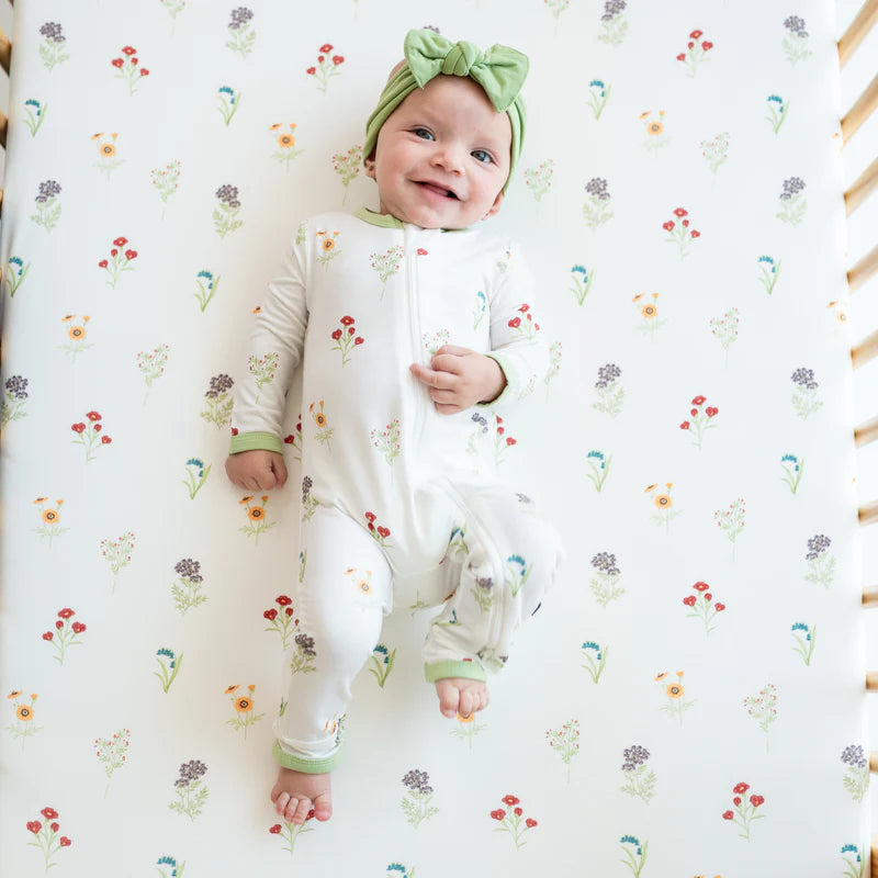 Kyte Baby - Crib Sheet in Wildflower