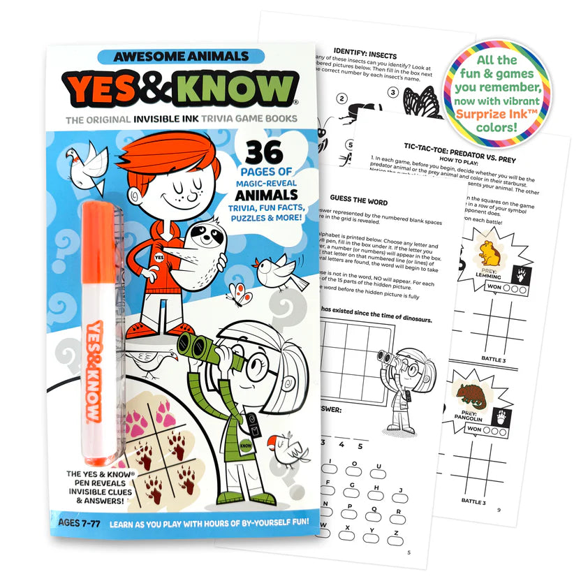 Tree Town Toys - Yes & Know - Awesome Animals