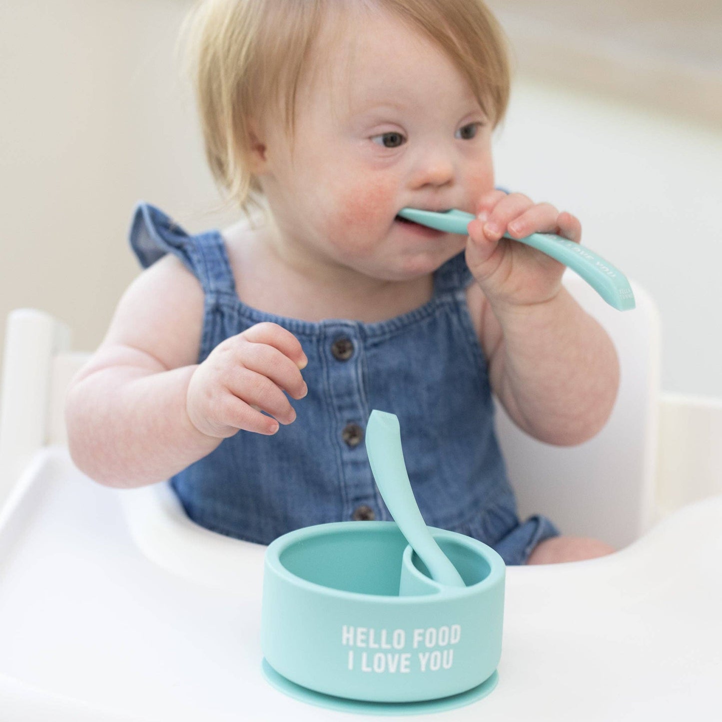 Bella Tunno - Hello Food Baby Got Snacks Spoon Set: Blue
